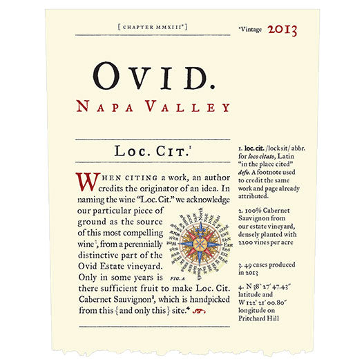 2013 OVID Napa Valley Loc. Cit. 750ML
