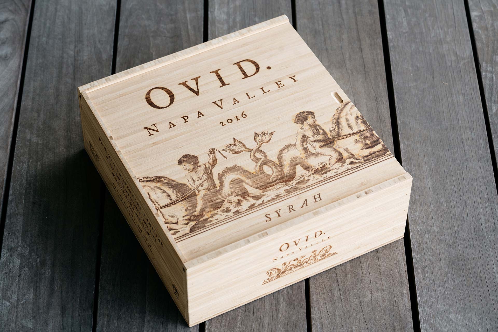 2016 OVID Napa Valley Syrah wood box