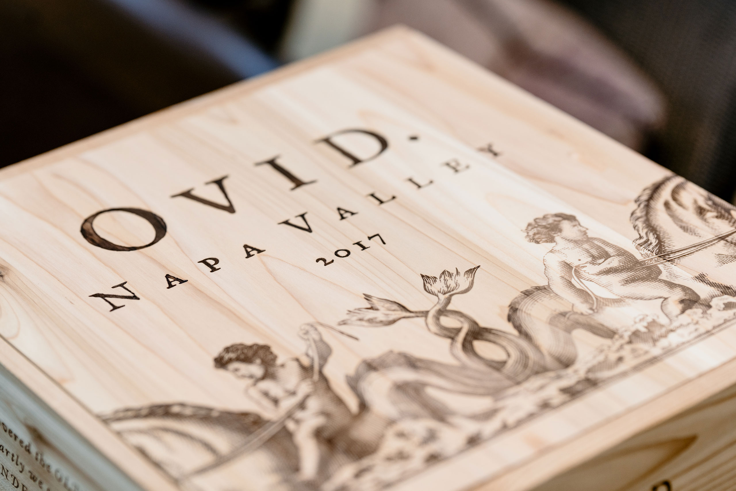 OVID Napa Valley wood box